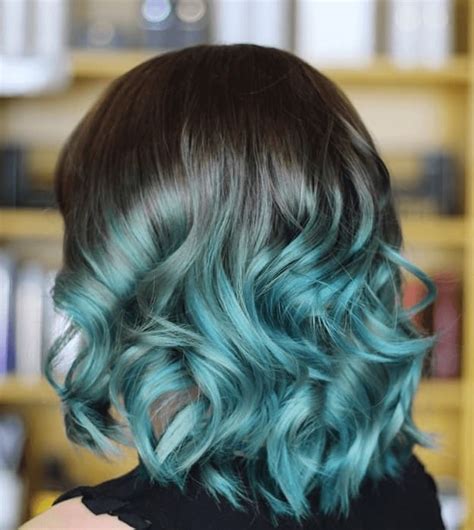 15 Perfect Examples of Teal Ombre Hair Colors To Try – Hairstyle Camp