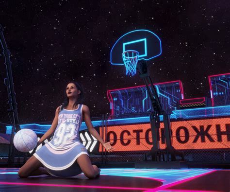 ArtStation - Futuristic Scifi Space Basketball court | Resources