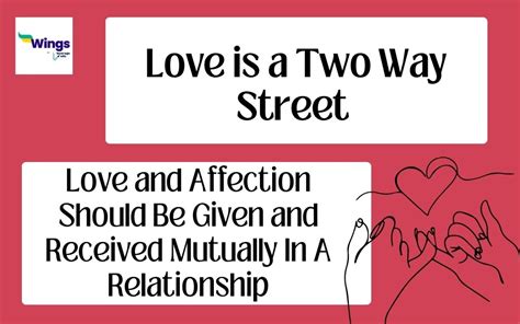 Love is a Two Way Street Idiom Meaning, Examples, Synonyms, and Quiz ...