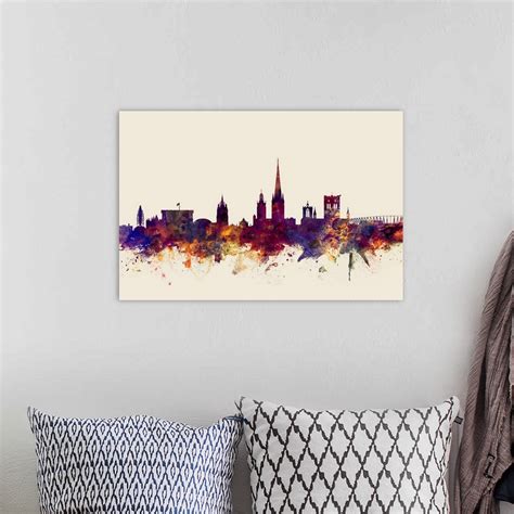 Norwich England Skyline Wall Art, Canvas Prints, Framed Prints, Wall ...