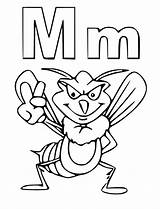 Letter M coloring Pages  ColoringLib sketch template