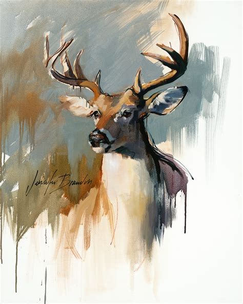 Whitetail Buck Deer Paintings