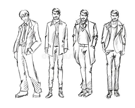 Men Illustration Sketches