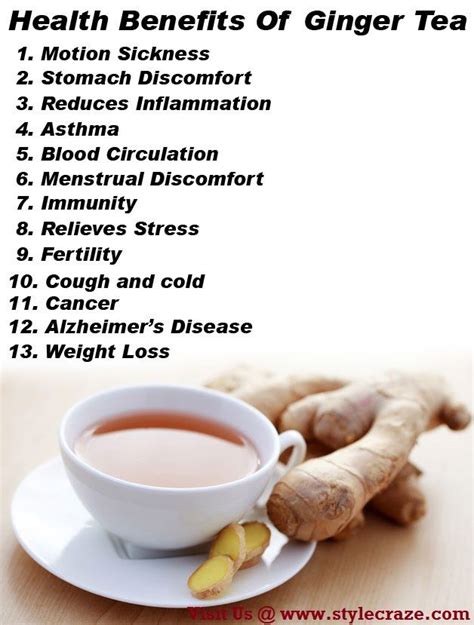 25+ bästa Benefits of ginger tea idéerna på Pinterest | Hälsotips, Naturliga hälsotips och ...