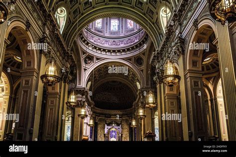 Interior of Cathedral Basilica of Saints Peter and Paul in Philadelphia ...