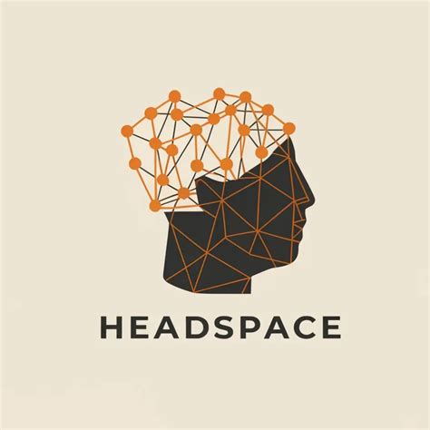 LOGO Design For Headspace Modern and Minimalistic Head Symbol on Clean ...