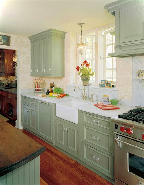 Sage Green Kitchen Cabinet Paint Colors | designinte.com