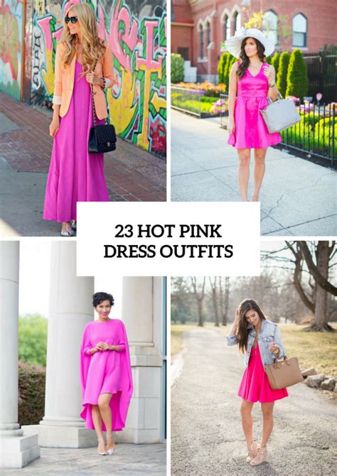 23 Hot Pink Dress Outfits For This Season - Styleoholic