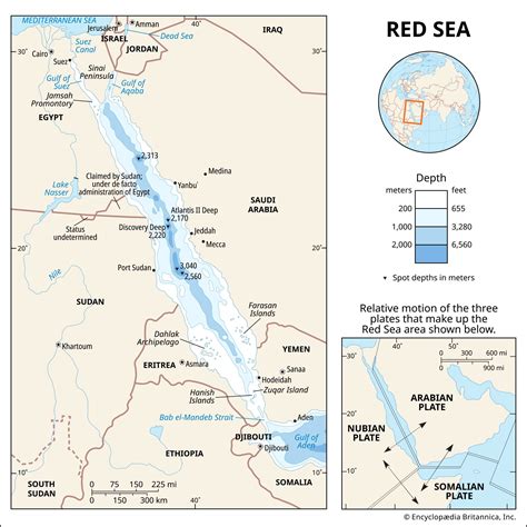 Map Red Sea Area - Jean Robbie