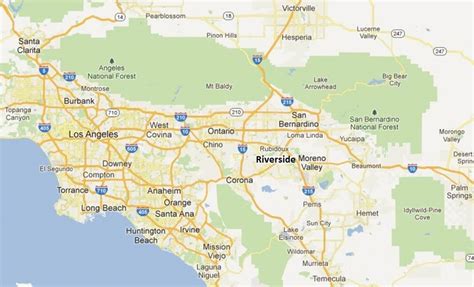 Map Of Cities In Riverside County California – Map Of Usa District ...