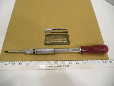 Vintage Stanley Yankee No.130A Spiral Ratchet Screwdriver Tool with FH ...