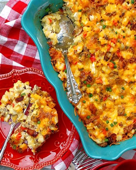 Cheesy Farmhouse Breakfast Casserole - Southern Discourse