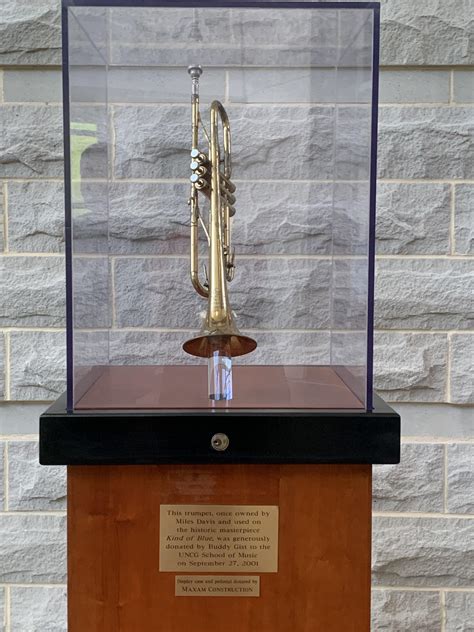 Miles Davis trumpet used on “Kind of Blue” at UNCG! : r/trumpet