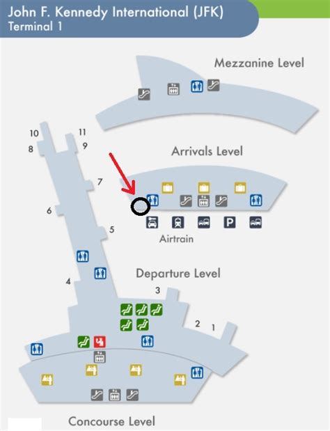 Jfk Terminal 1 Parking Map