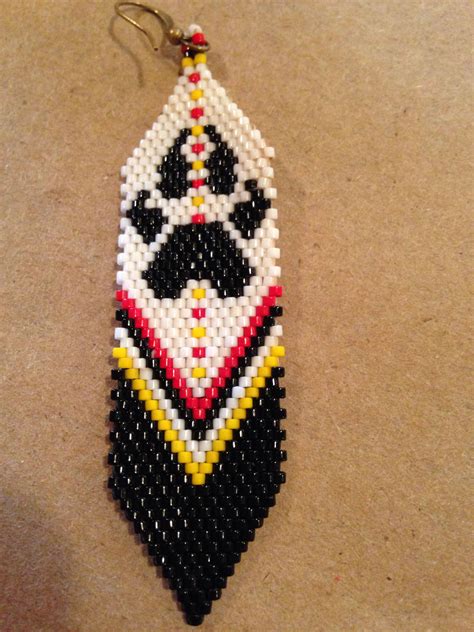 Printable Native American Beaded Earrings Patterns Free