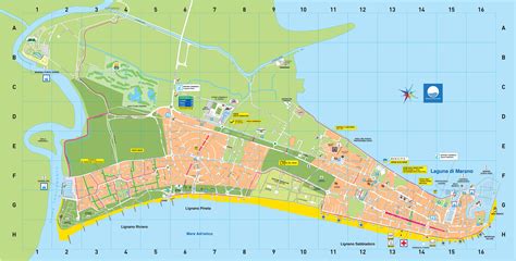 Lignano Mapa | MAPA