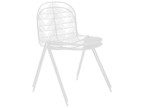 Bend Goods Outdoor Betty Galvanized Iron White Dining Chair | BETTYWH