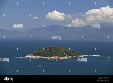 Aerial view of the bay of Ilha Grande Stock Photo - Alamy