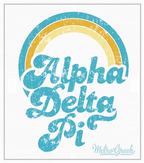 1611 Alpha Delta Pi Retro Shirt | Metro Greek