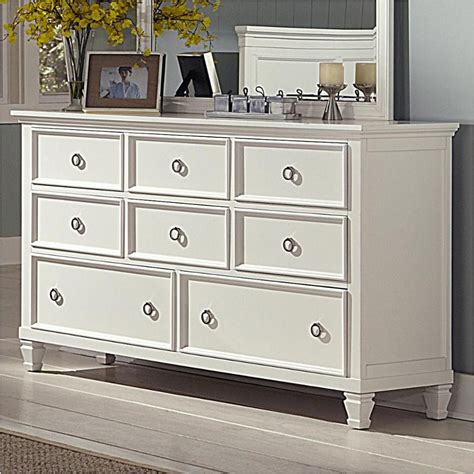 00-044-050 New Classic Furniture Tamarack - White Dresser - White