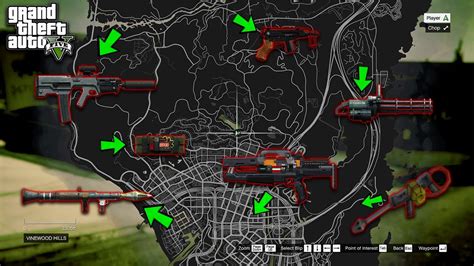 Gta 5 Weapon Locations Map