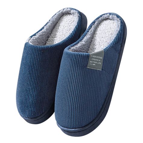 Eudgs Men's Open Back Slipper with Memory Foam - With Best Arch Support ...