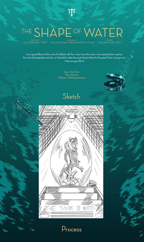 The shape of water / Poster Illustration on Behance