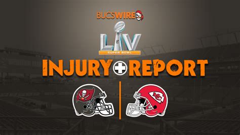 Super Bowl 2021: Final injury report for Bucs vs. Chiefs