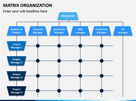 Matrix Organization Structure PowerPoint Template | ubicaciondepersonas.cdmx.gob.mx