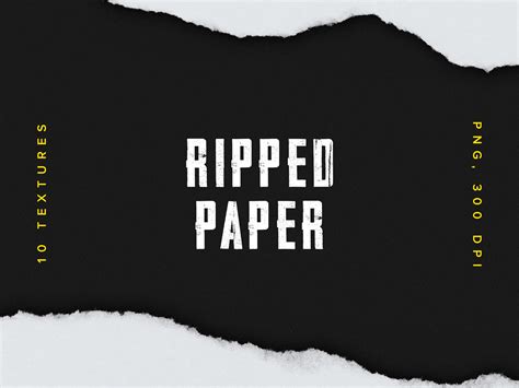 Free Download: Ripped Paper Texture Set :: Behance