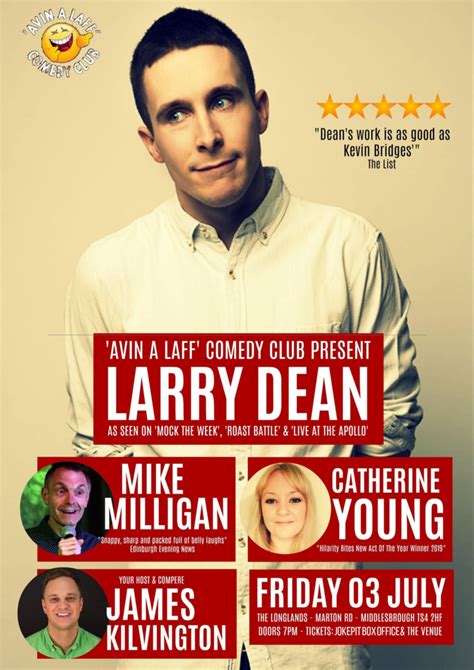 Avin a Laff Comedy Club present Larry Dean | JokePit - The Comedy Box ...