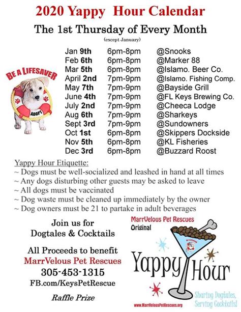 Yappy Hour – MarrVelous Pet Rescues & Adoptions