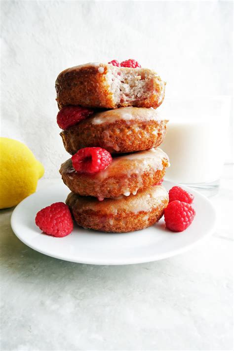 Baked Raspberry Lemon Glazed Donuts — Yay! For Food