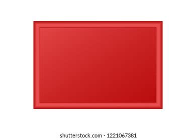 Blank Red Picture Frame Tv Screen: vector de stock (libre de regalías ...