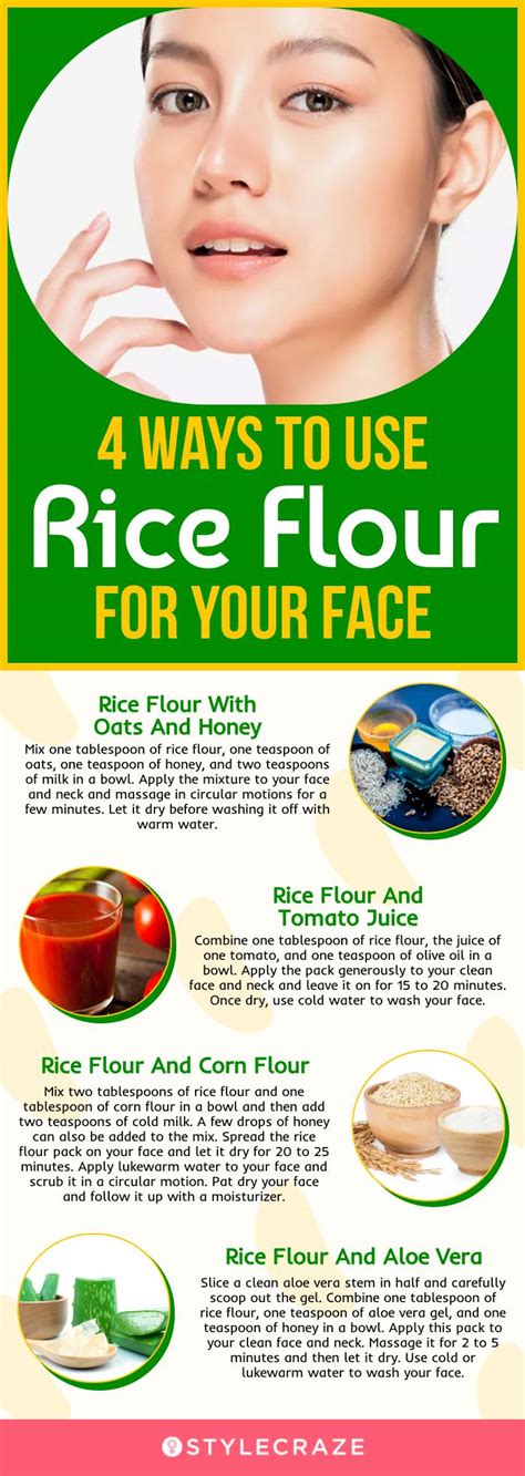 What Are The Benefits Of Using Rice Flour On The Skin?