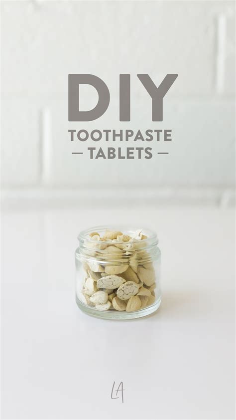 DIY Toothpaste tablets recipe - LAurenrdaniels - No refrigeration required