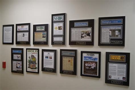 How to Display Newspaper or Magazine Articles with Frames. | Newspaper article display ...