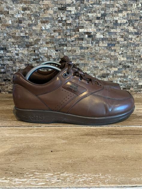 SAS Time Out Walking Shoes Sneakers Size 10 Brown Leather Casual Men | eBay in 2020 | Sneakers ...