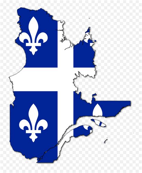 Quebec - Canada Map Quebec Flag Emoji,Quebec Emoji - free transparent emoji - emojipng.com