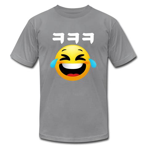 Emoji Laughing in Korean Hangul ㅋㅋㅋ (kekeke)-Unisex Jersey T-Shirt – Hot Like Kimchi