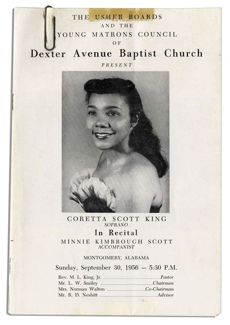 Lot Detail - Coretta Scott King Concert Poster & Program From ...