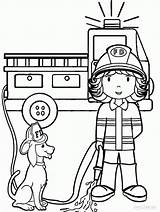 Firefighter Portrait Coloring Page  Free Printable Pages For Kids sketch template