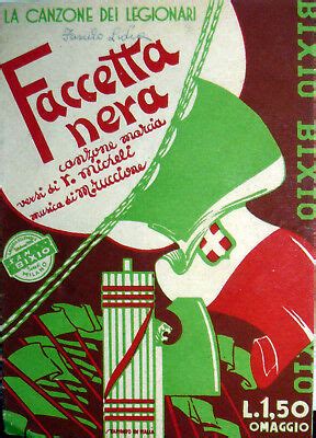 spartito-faccetta-nera-1935 | L'ITALIA COLONIALE