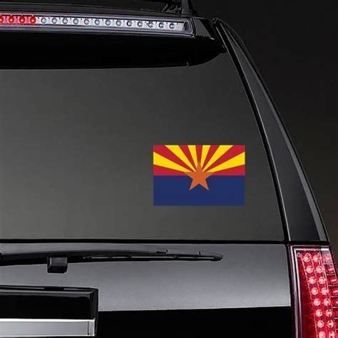 Vibrant, High-Quality Arizona Az State Flag Stickers