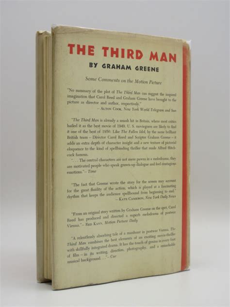 The Third Man by Graham Greene: Very Good Minus Hardback. Printed pages ...