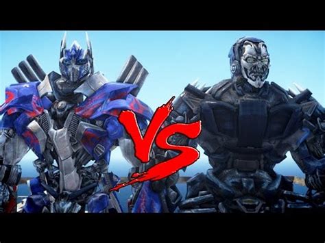 Transformers 4 Optimus Prime Vs Lockdown