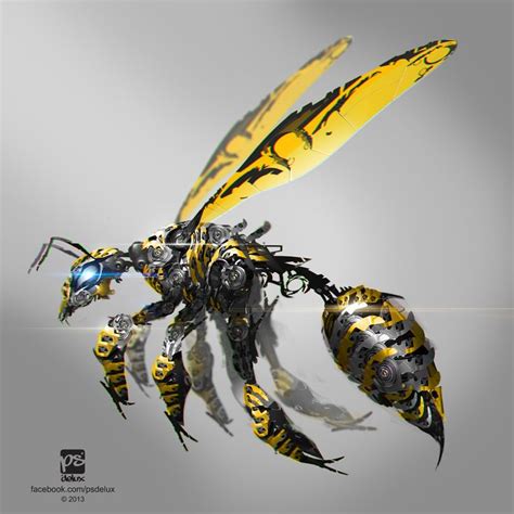 bee mech by psdeluxe on deviantART | Robot art, Robot animal, Robot ...