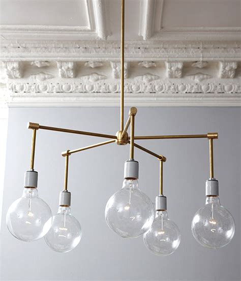 10 Awesome DIY Brass Light Fixtures - A Beautiful Mess