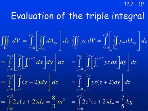 PPT - Triple Integrals PowerPoint Presentation, free download - ID:6967840