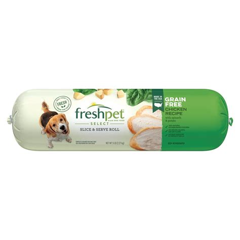 Freshpet Healthy & Natural Fresh Grain Free Chicken Dog Food Roll, 5 Lb. - Walmart.com - Walmart.com